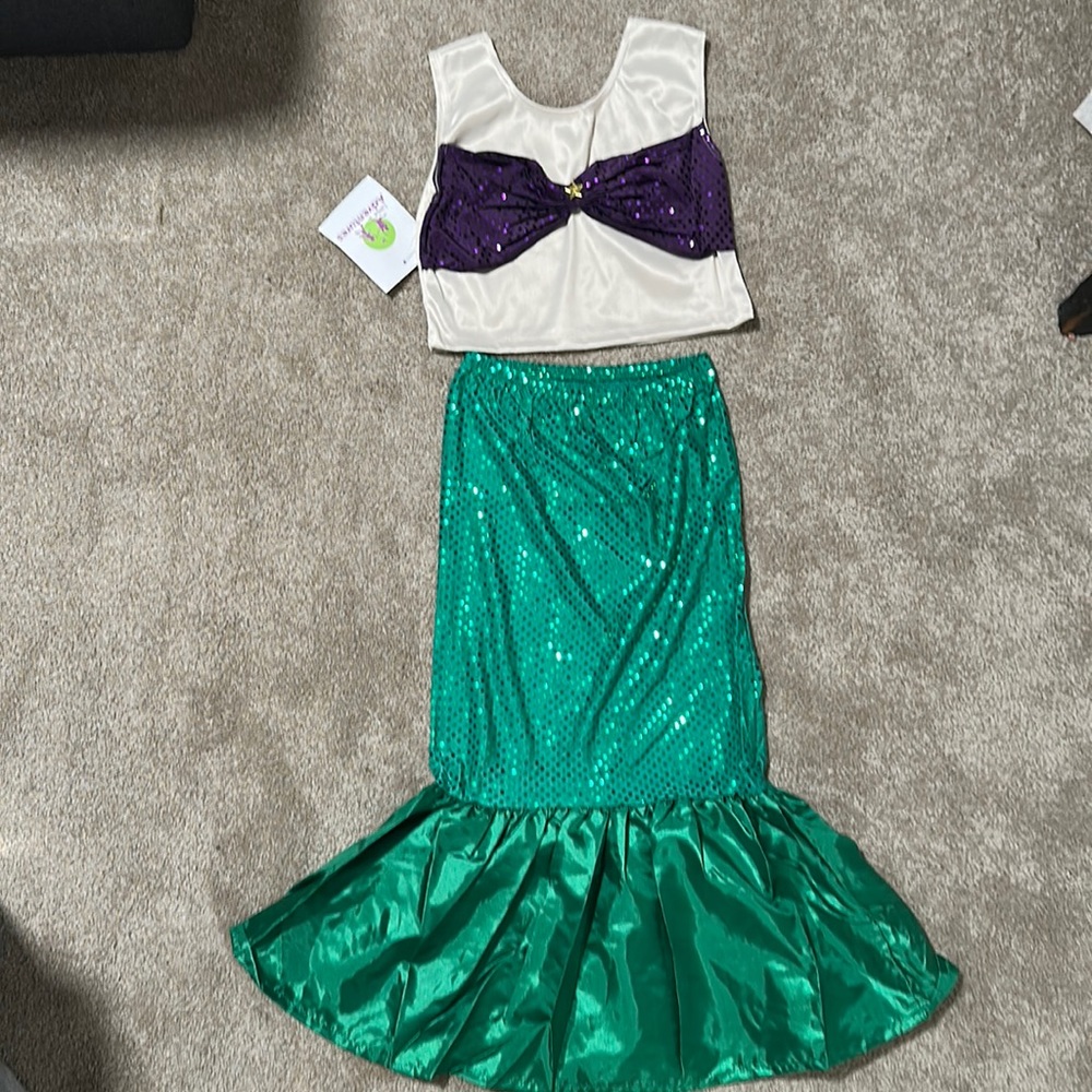 “Old mermaid” costume kids